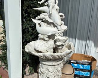 Cherub & Dolphin Fountain