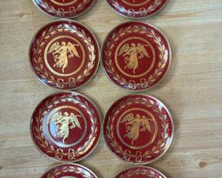 Mottahedeh Portugal Williamsburg reserve collection Painted in 22K gold