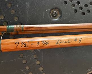 Phillipson Peerless 1963 bamboo 7 1/2' fly fishing rod