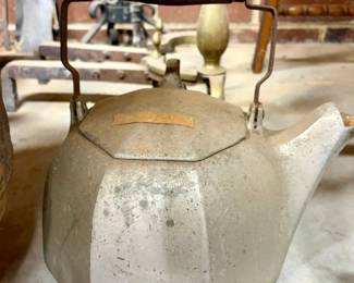 Vintage Wagner Ware Sidney Puritan Cast Aluminum Tea Kettle