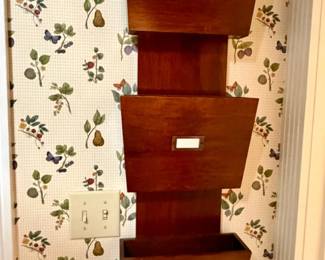 WallMounted ThreeTier Wooden File Organizer