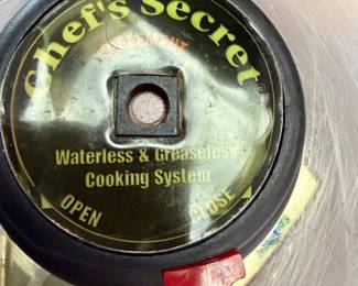 Chefs Secret Waterless Greaseless Cooking System Lid