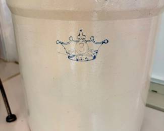 Robinson Ransbottom Gallon Blue Crown Stoneware Crock