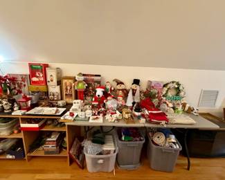 Assorted Vintage and Contemporary Christmas Holiday Decor Collection