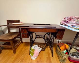 Singer Treadle Sewing Machine Cabinet