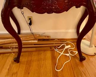 Chippendale Style Carved Mahogany Console Table