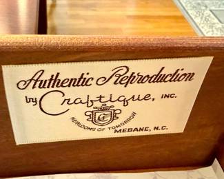 Craftique Mebane N.C. Furniture Bedside Chest