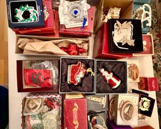 Collection of Assorted Vintage and Modern Christmas Ornaments