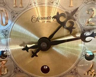 Hamilton Grandfather Clock Dial with Arabic Numerals
