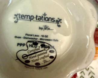 Temptations by Tara Floral Lace oz Ramekin