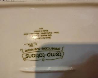 Temptations Old World Ovenware