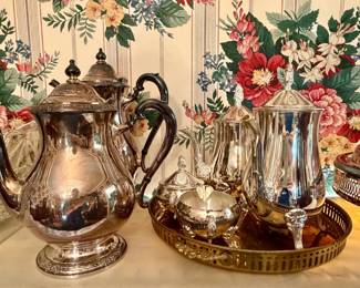 International Silver Company SilverPlated Tea and Coffee Service Set