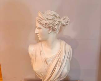Artemis Diana Bust Greek Statue