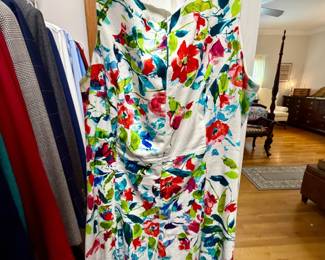 American Living Floral Print Sleeveless Dress