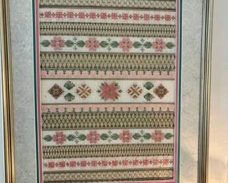 Vintage Band Sampler Needlepoint