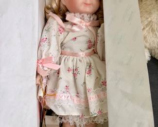 Royalton Collection Gardening with Jessica Porcelain Doll