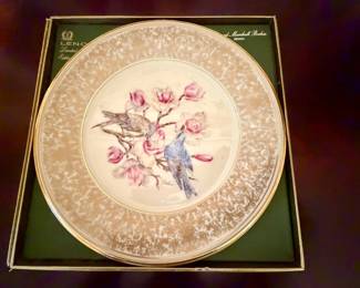Lenox Boehm Mountain Bluebirds Collector Plate