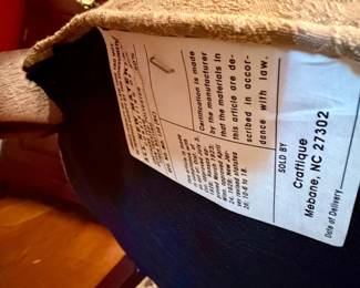 Craftique Furniture Upholstered Chair