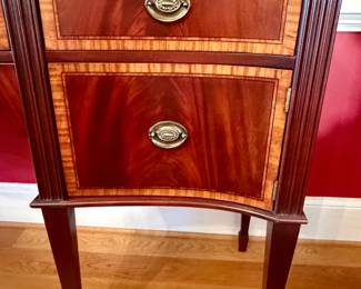 Craftique Furniture Mahogany Federal Style Flame Mahogany Sideboard