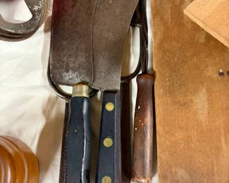 Vintage Butchers Tools Lot