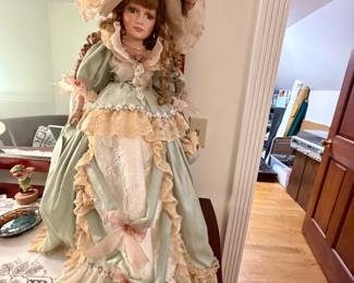 VictorianStyle Porcelain Collector Doll by Cathay Collection