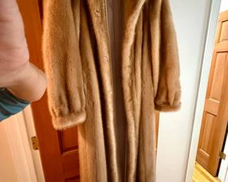 Vintage Mink Fur Coat Miller Rhoads