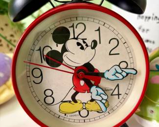 Bradley Walt Disney Productions Mickey Mouse Alarm Clock