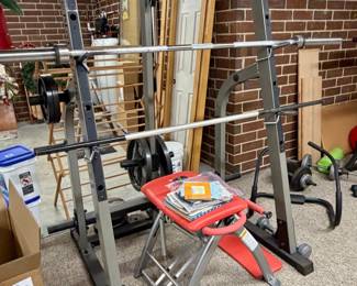 BodySolid GPR MultiPress Rack with Lat Attachment