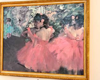 Degas Dancers in Pink Oil Painting Reproduction