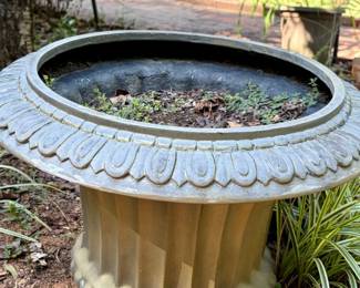 Neoclassical Style Pedestal Garden Urn