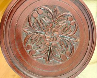 Hand Carved AngloIndian Folding Plant Stand