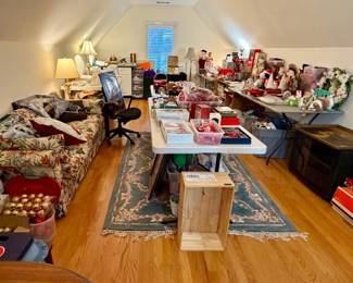 Estate Sale Lot Holiday Decor and Assorted Household Goods