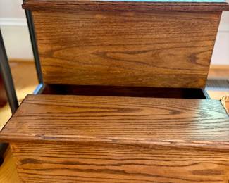 Wooden TwoStep Library Stool