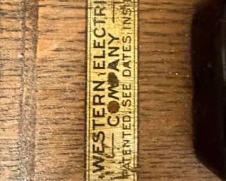 Western Electric Oak Wall Telephone B