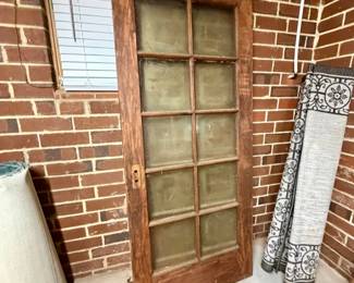 Vintage EightLite Wood and Glass Interior Door
