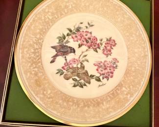 Lenox Boehm Birds Collection American Redstart Plate