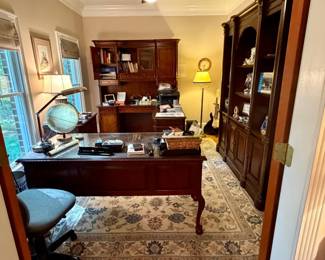 Traditional Executive Desk with Hutch