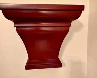 Ekena Millwork Salvage Red Mini Jefferson Wood Vintage Decor Corbel