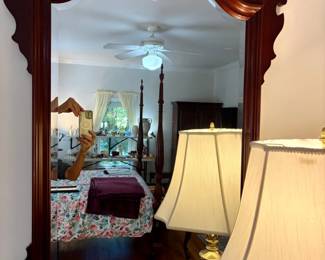 Pennsylvania House Chippendale Style Mahogany Wall Mirror