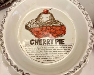Royal China Country Harvest Cherry Pie Plate