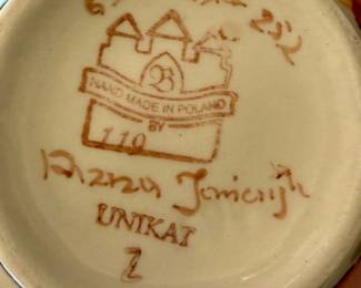 Zakady Ceramiczne Bolesawiec Unikat Pottery
