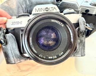 Minolta XG mm SLR Camera with mm f or . MD Lens