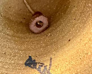 Studio Pottery Hand Bell