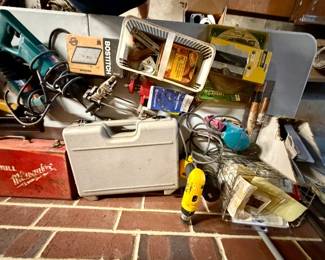 Assorted Power Tools and Workshop Accessories