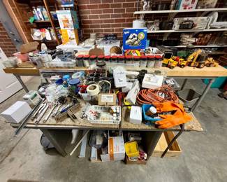 Estate Sale Assorted Hardware and Tools Lot