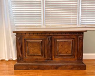Inlaid Storage Bench 