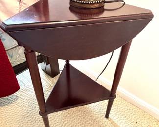 Small Bombay drop leaf accent table