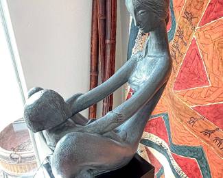 Vintage Austin "Mother and Child" statue