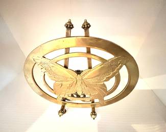 Brass butterfly
