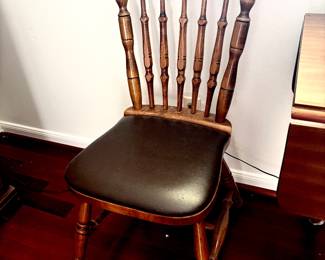 Several styles of country chairs